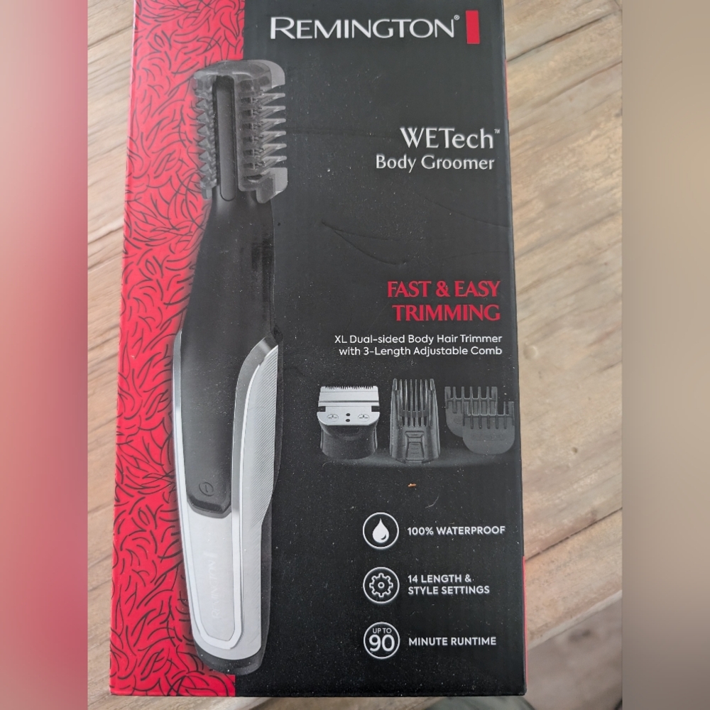 Remington WE Tech Black and Silver Groomer